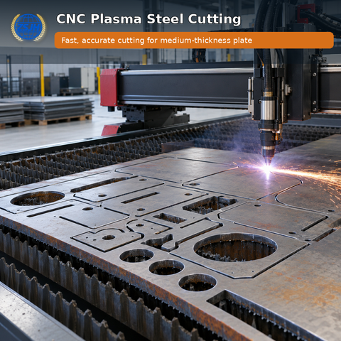 บริการตัดเหล็กพลาสม่า CNC CNC