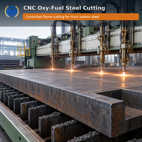 บริการตัดเหล็ก CNC Oxy-Fuel